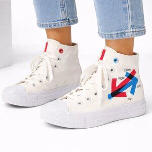 Converse Chuck 70 Patta x Experimental Jetset Sneakers – White | Size 5 | Like N